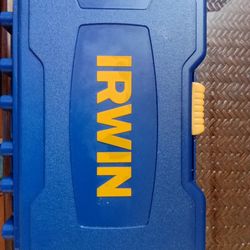 IRWIN 8-PIECE WOOD DRILL BIT SET