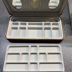 Jewelry box, velvet exterior