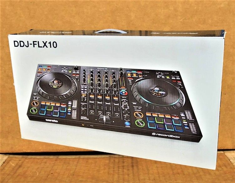 Pioneer DJ DDJ FLX10 4 Channel Mixer Stems Ready FX Pads Rekordbox Serato Controller DDJ-FLX10 🚨 Payment Options Available 🚨 No Credit Needed 🚨