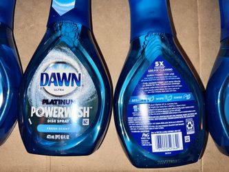 Dawn Platinum Powerwash Dish Spray, Dish Soap, Fresh Scent, 16 oz