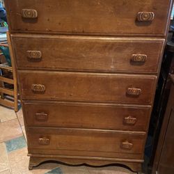 Beautiful Solid Wood Vintage James Henderson Chest