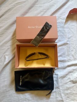 Acne Studios Rimless Sunglasses with Case and Box