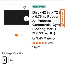 Rubber All-purpose Commercial Gym Flooring