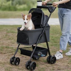 Dog Stroller And Carrier 3 -in-1