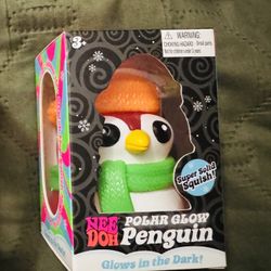 NeeDoh Polar Glow Penguin