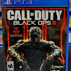 NEW CALL OF DUTY BLACK OPS III SONY PS5 DISC PS4