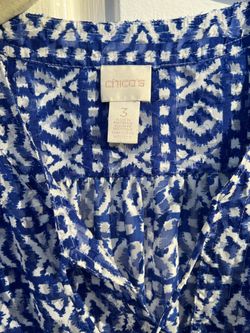 Chico’s  Blouse Blue