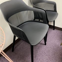 Black Chair Set