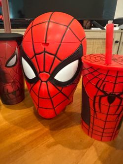 AMC SpiderMan Brand New Day head popcorn bucket