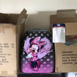 Kids Hardshell Luggage- Minnie