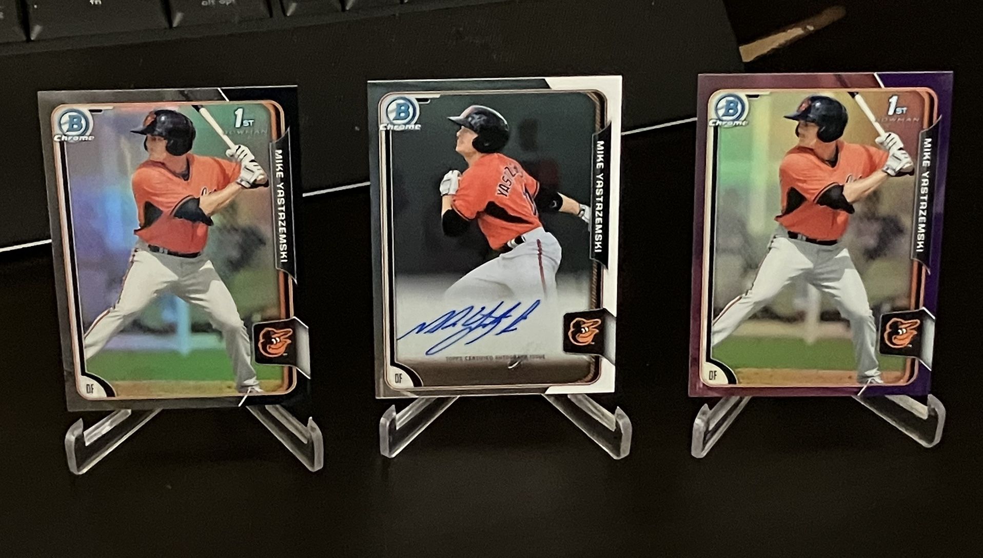 MIKE YASTRZEMSKI rookie baseball cards GIANTS