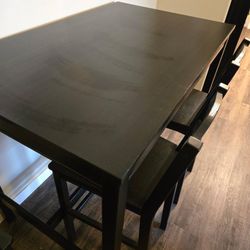 IKEA JOKKMOKK 5-Piece Dining Set – Solid Wood Table & 4 Chairs