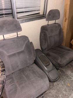 Obs chevy front seats. With console.