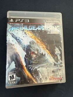 Playstation 3 PS3 Game Metal Gear Rising Revengeance CIB Complete In Box