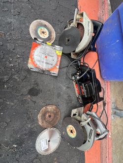 Vintage Power Tool Bundle – Craftsman & Black + Decker (Saws, Sander, Blades)