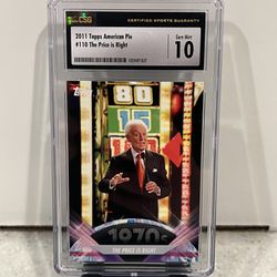 2011 Topps American Pie #110 The Price is Right Bob Barker CSG Gem Mint 10