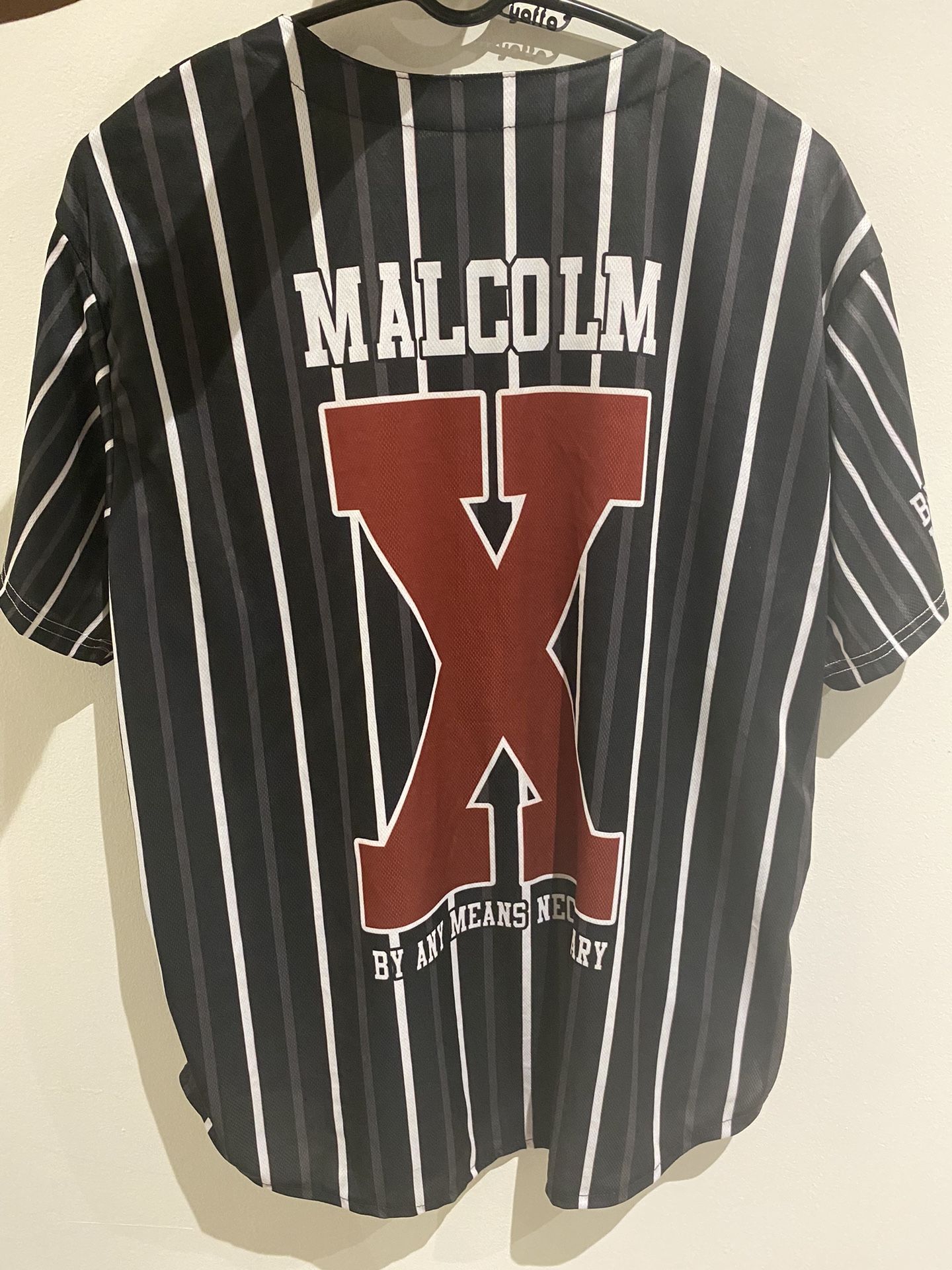 Malcolm X Baseball Jersey (Size L)