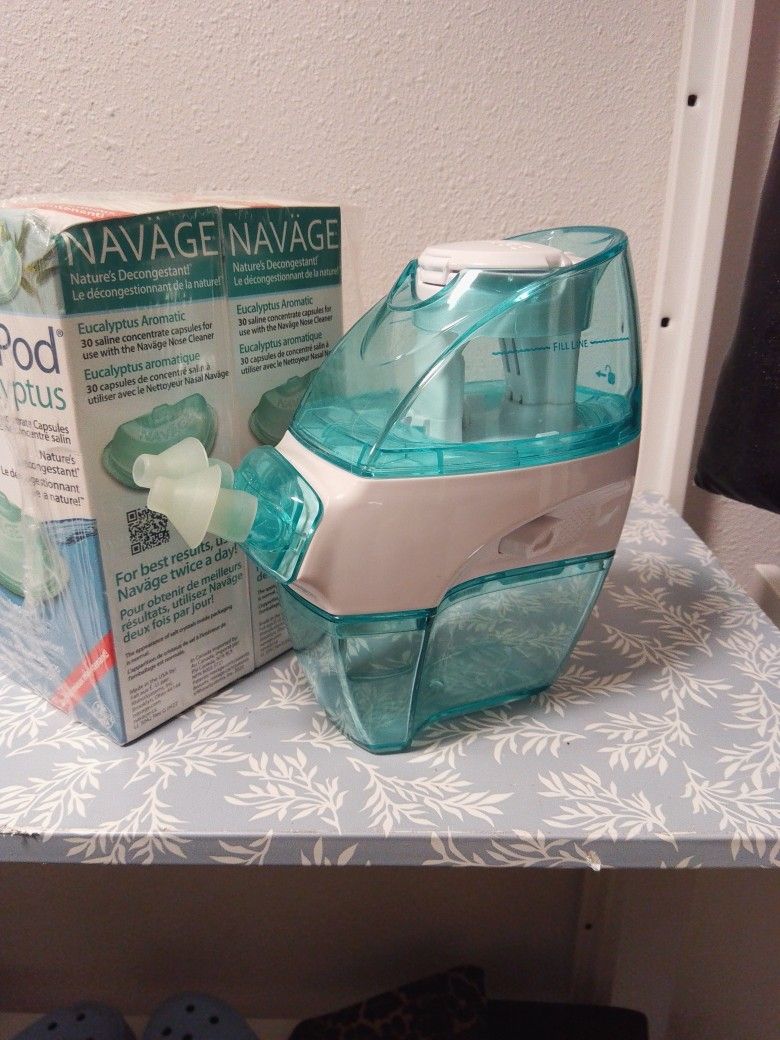 Navage Pot With Eucalyptus Salt Pods