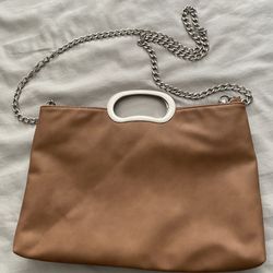 Faux Leather Shoulder Bag