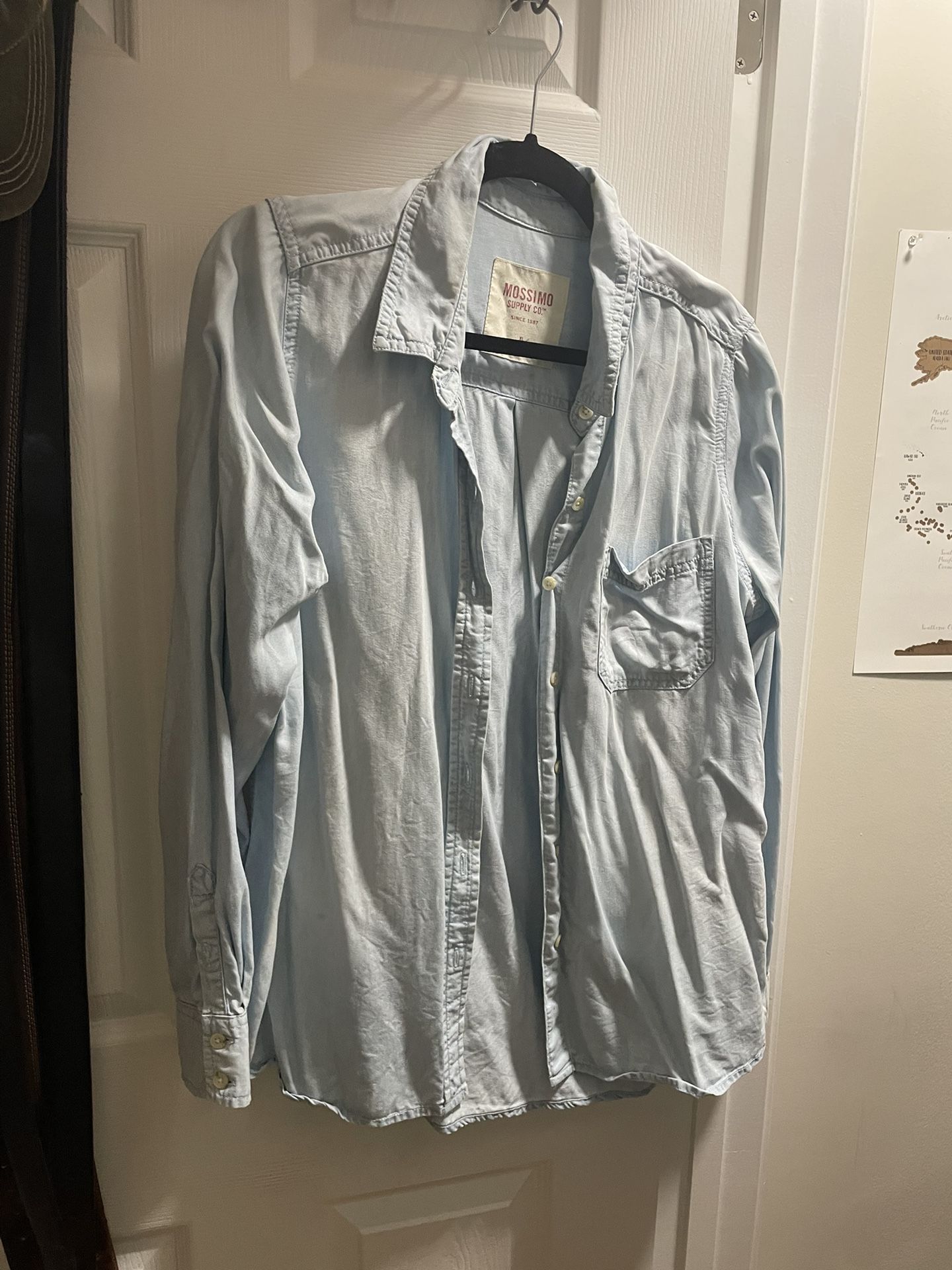 Jean Button Up Shirt 