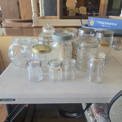 Mixed Glass Jar Bundle – $20
