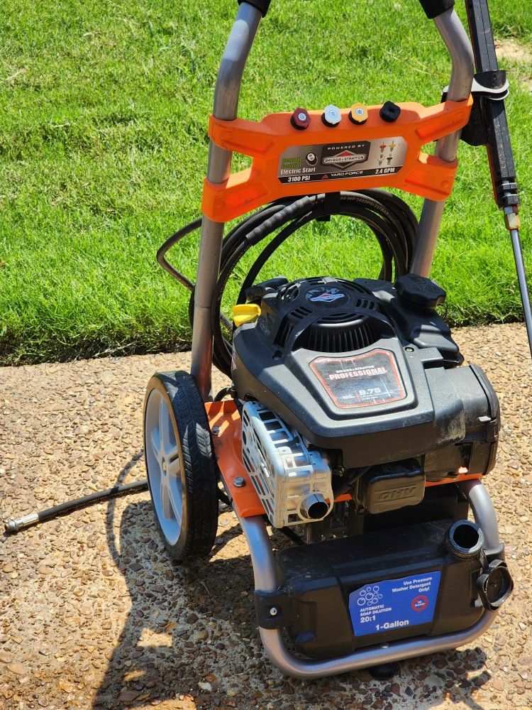Gas Pressure Washer With Electric Starter 3100psi Originally Paid $ 649