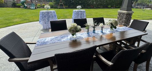 Blue Party Decor