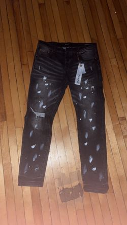 Purple jeans
