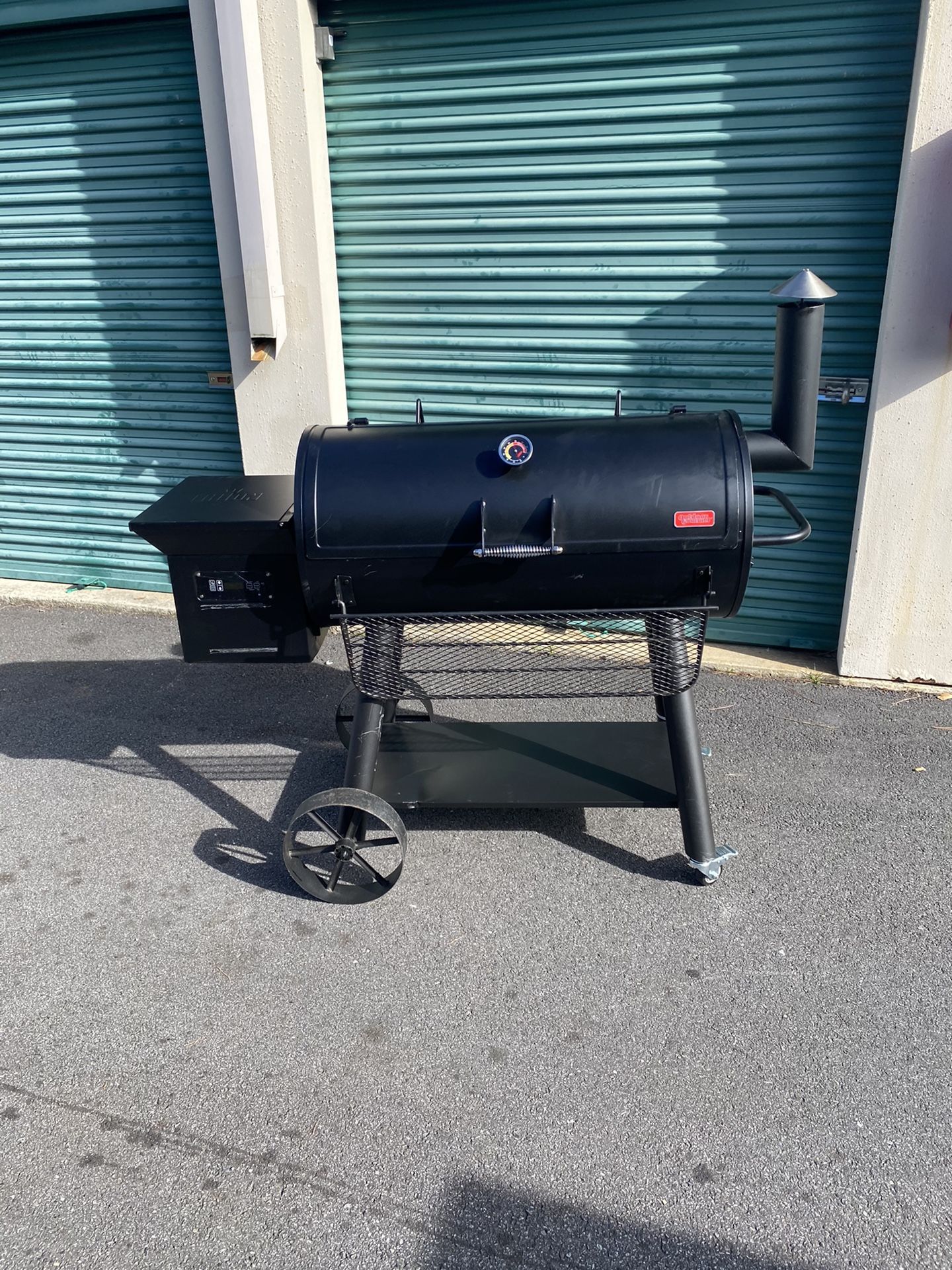 Outdoor gourmet XL wood pellet smoker bbq grill