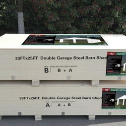 25' X 35' Metal Garage 