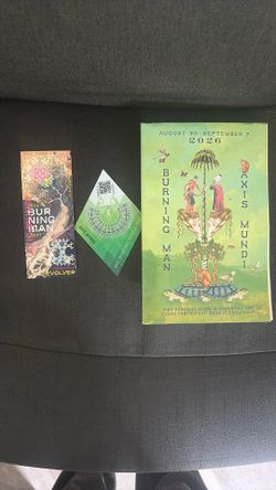 Selling 1x 2026 Burning Man Ticket and 1x Vehicle Pass at cost