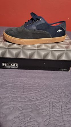 Ferrato Navy Blue GTE Shoes Sz 8.5