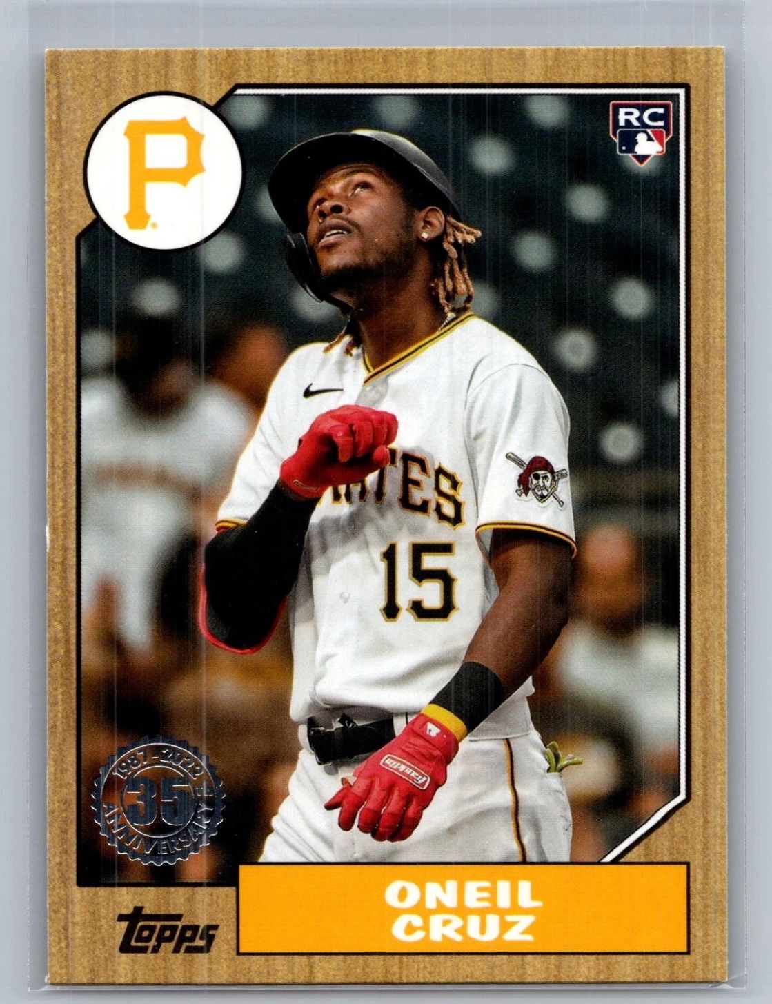 2022 Topps #87TB-48 Oneil Cruz 1987 Topps Baseball 35th Anniversary (Series Two)