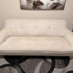 Zoey Light Beige Fabric Sofa combo