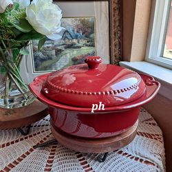 CASEROLA DE 2 QT COLOR VINO PRINCESS HOUSE ⚘️ ⚘️