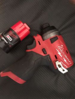 Milwaukee M12 FUEL subcompact cordless 1/4-inch hex impact driver