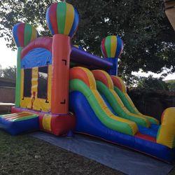 For Sale Used Bouncehouse With Slide Brincolin Con Doble Resbaladilla En Venta