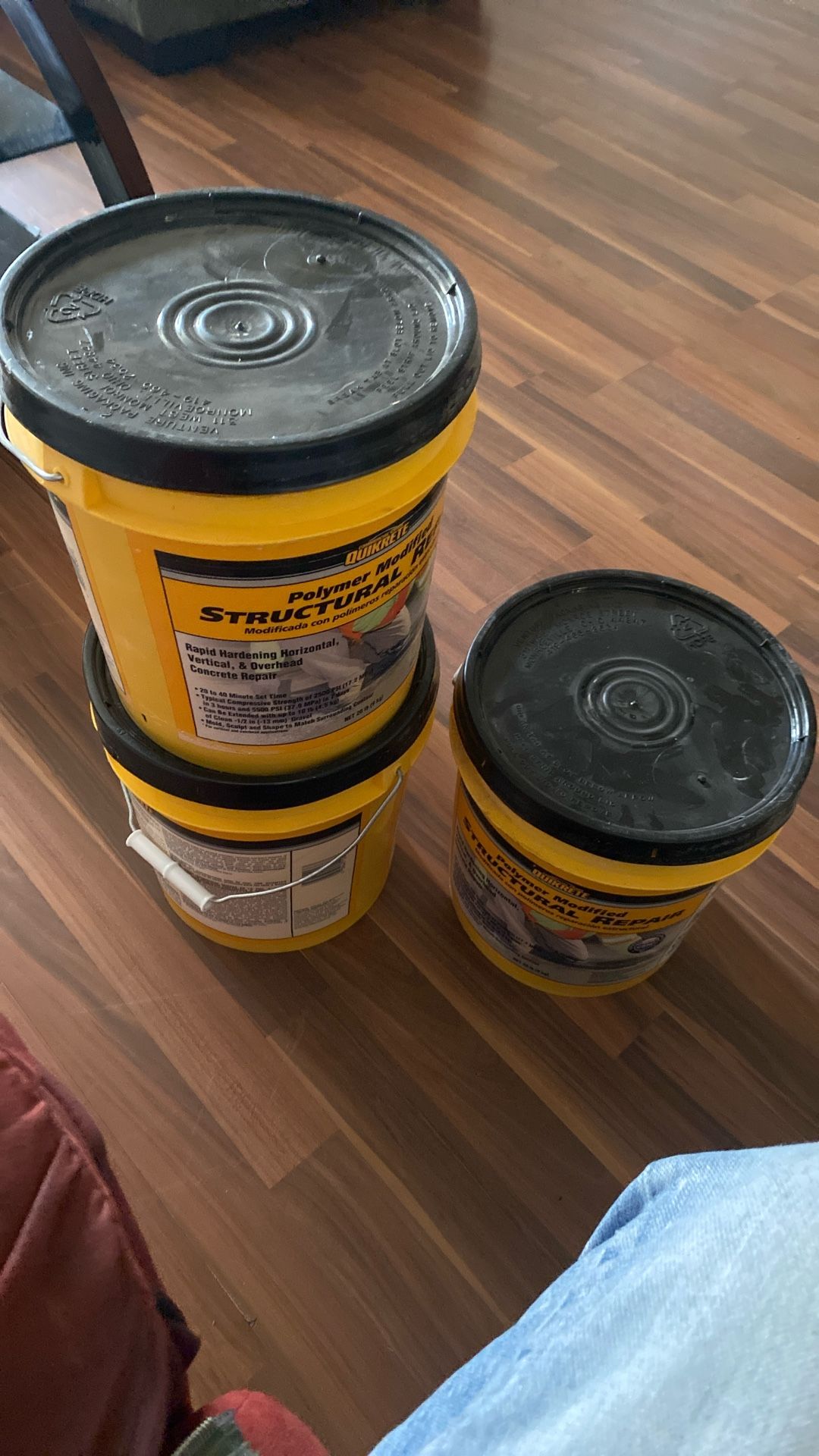 Quickrete Polymer Modified Structural Repair  3 Of 20 pounds $40 .00 Obo