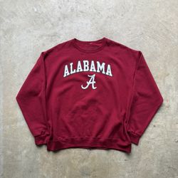 Alabama Spell Out Red Sweatshirt Size XL