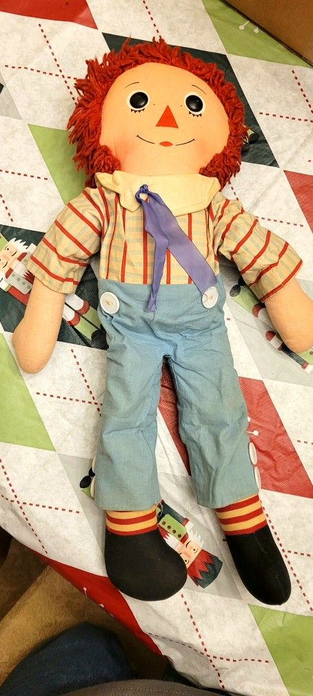 '60s Vintage Raggedy Andy Doll by Knickerbocker