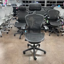 Herman Miller Aeron Size B Ergonomic Office Chair with Store Warranty And Financing Available!