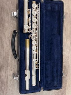 Silver Student Flute with Hard Case