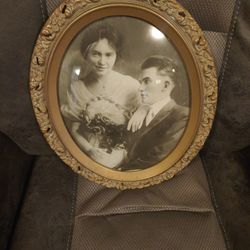 Vintage Frame Of A Couple