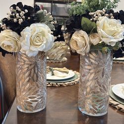 Flowers w/ vase