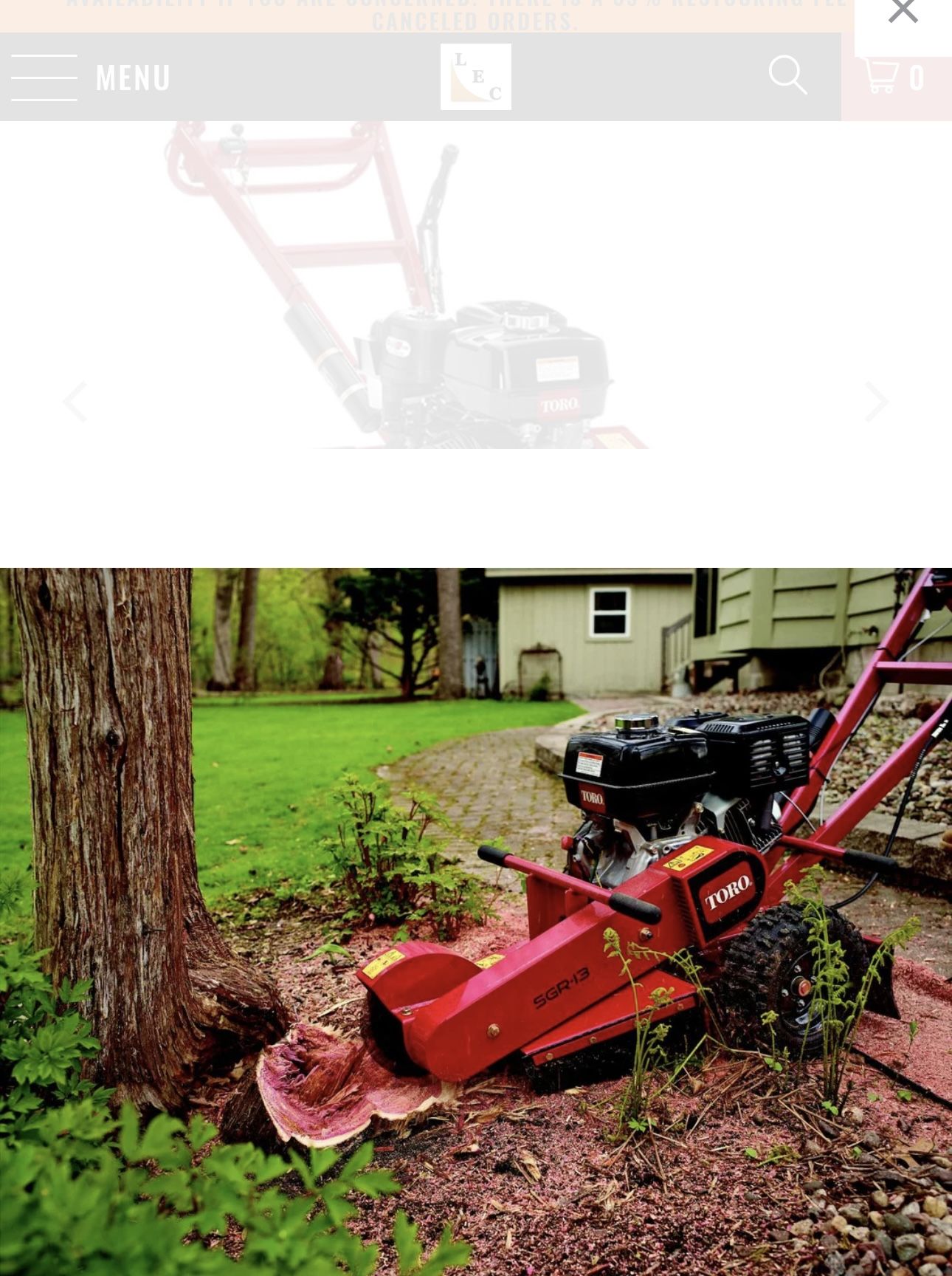 Toro Sgr-13 Stump Grinder