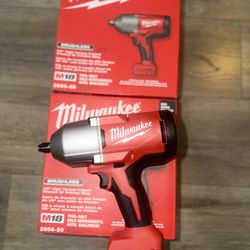Milwaukee M18 18-Volt Lithium-Ion Brushless 1/2 in. High Torque Impact Wrench with Friction Ring (Tool-Only)