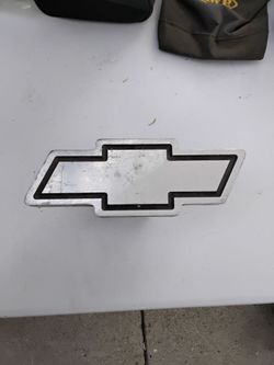 Chevy Metal Hitch Cover
