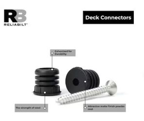 RELIABILT Black Plastic Baluster connector 22 -Pack