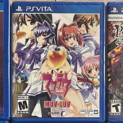 Looking To Trade For a Wii with all Cords/any games-Muv Luv, 7’Scarlet, Psychedelica of The Black Butterfly - PlayStation Vita all sealed