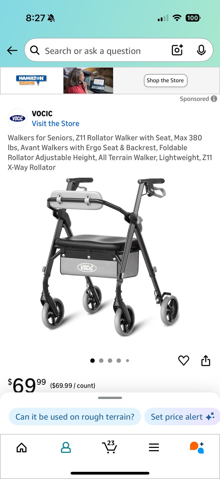 Roller Walker  Unused Still In Box 